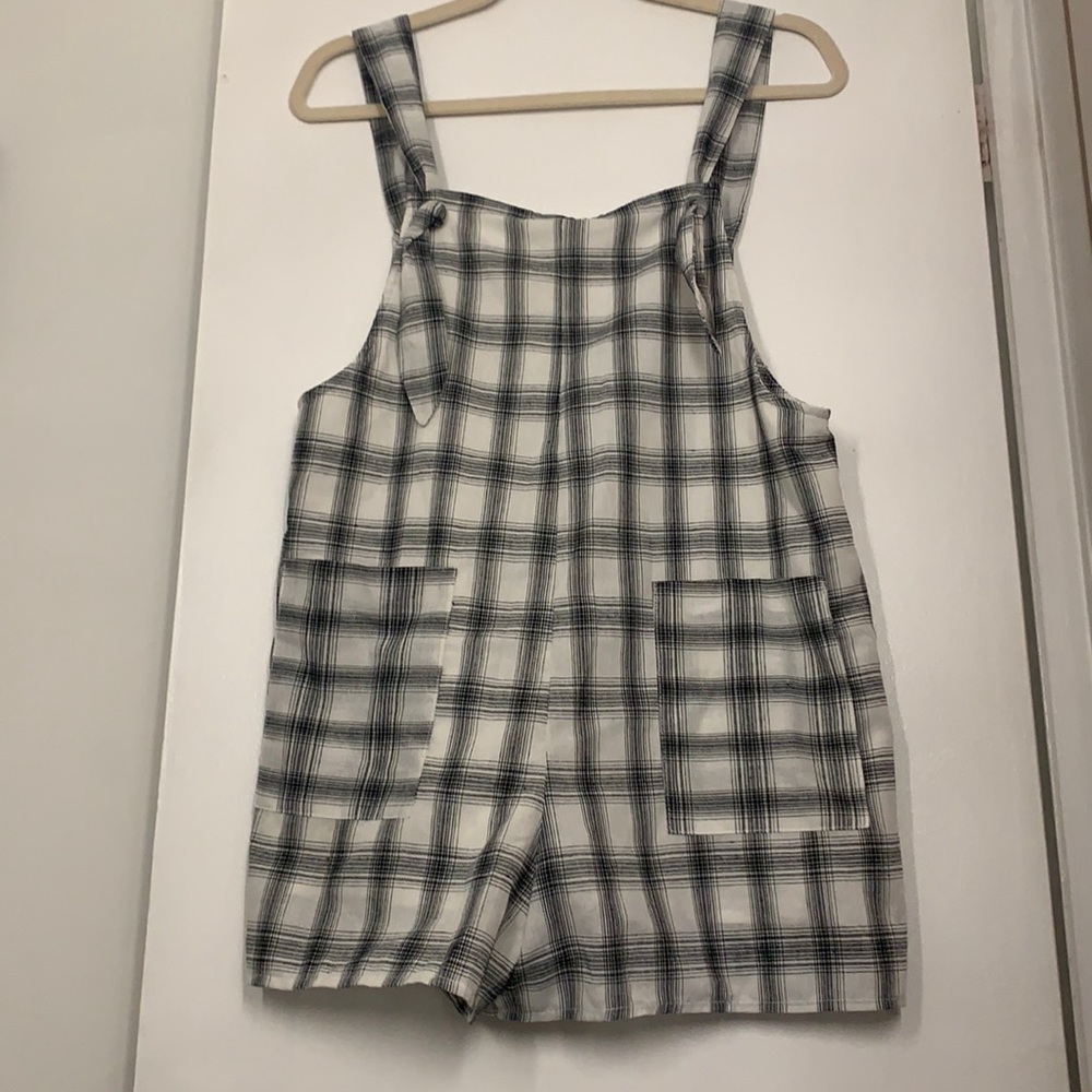 Plaid Romper (Size M)
